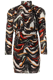 ba&sh |  Print dress Pernel | black  | Picture 1