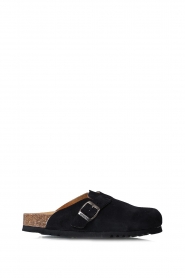 Scholl |  Suede sandals Fae | black