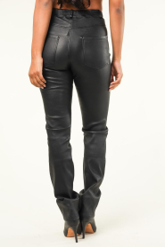 STUDIO AR |  Stretch leather pants Amary | black  | Picture 5