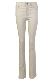 STUDIO AR |  Stretch leather pants Amary | natural