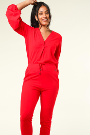 D-ETOILES CASIOPE :  Travelwear top Aruby | red - img2
