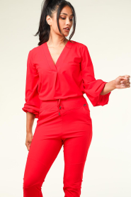 D-ETOILES CASIOPE :  Travelwear top Aruby | red - img5