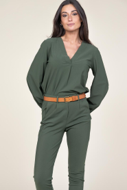 D-ETOILES CASIOPE |  Travelwear top Aruby | green  | Picture 6