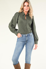 D-ETOILES CASIOPE |  Travelwear blouse Doris | green  | Picture 2