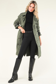 D-ETOILES CASIOPE |  Travelwear trenchcoat Flynn | green  | Picture 2