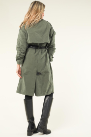 D-ETOILES CASIOPE |  Travelwear trenchcoat Flynn | green  | Picture 8