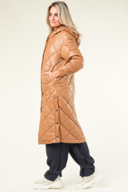 D-ETOILES CASIOPE |  Quilted coat Faye | camel  | Picture 5