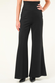 D-ETOILES CASIOPE |  Lurex tricot pants Fine | black  | Picture 7