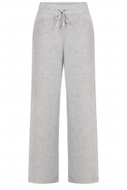 Knit-ted |  Fine knitted pants Nada | grey  | Picture 1