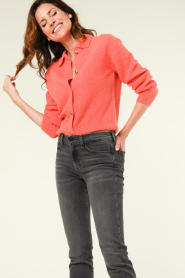 Knit-ted |  Soft knitted cardigan Danny | pink  | Picture 5