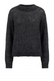 Knit-ted |  Mohair sweater Stephanie | black  | Picture 1
