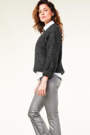 Knit-ted |  Mohair sweater Stephanie | black  | Picture 6