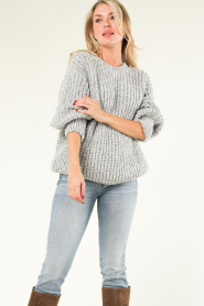 Knit-ted |  Soft chunky knit Begonia | grey   | Picture 4