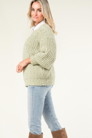 Knit-ted |  Soft chunky knit Begonia | green   | Picture 7