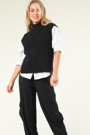 Knit-ted |  Knitted spencer Lola | black  | Picture 6