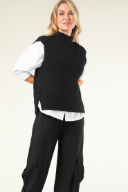 Knit-ted |  Knitted spencer Lola | black  | Picture 5