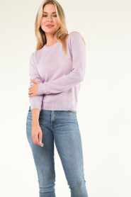 Absolut Cashmere |  Cashmere sweater Sanna | purple  | Picture 4