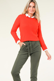 Absolut Cashmere |  Cashmere sweater Sanna | orange  | Picture 4