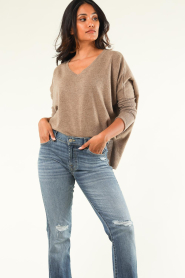 Absolut Cashmere |  Cashmere sweater Camille | beige  | Picture 4