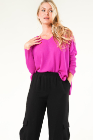 Absolut Cashmere |  Cashmere sweater Camille | pink  | Picture 4