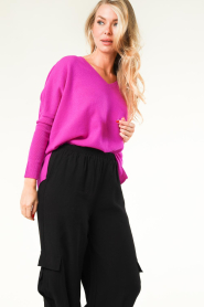 Absolut Cashmere |  Cashmere sweater Camille | pink  | Picture 5