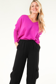 Absolut Cashmere |  Cashmere sweater Camille | pink  | Picture 2