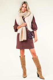 Toral :  Suede western boots Ana | beige - img3