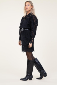 Toral |  Luxury leather western boots Miu | black  | Picture 2