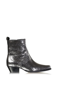Toral |  Metallic croco boots Blues | silver  | Picture 1