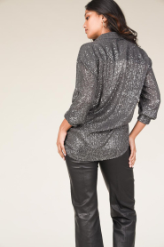 Second Female |  Transparant top with sequins Moonshine | grey  | Picture 6
