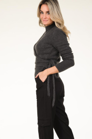 Second Female |  Soft wrap sweater Brookline | grey  | Picture 7