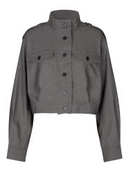 Second Female |  Cropped cargo jacket Tradition | grey  | Picture 1
