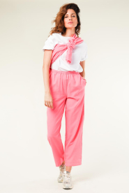 American Vintage |  Cotton pants Dokota | pink  | Picture 3