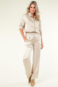 American Vintage |  Shiny pants Shan | natural  | Picture 3