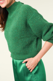 American Vintage |  Soft alpaca sweater East | green  | Picture 10