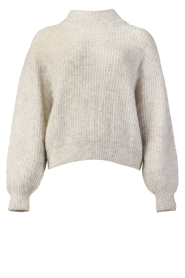 American Vintage |  Soft alpaca sweater East | grey  | Picture 1