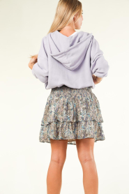 American Vintage |  Oversized zip hoodie Izubird | purple  | Picture 8
