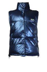 American Vintage |  Oversized metallic bodywarmer Tymbay | blue  | Picture 1