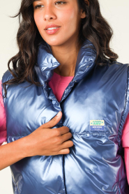 American Vintage |  Oversized metallic bodywarmer Tymbay | blue  | Picture 9