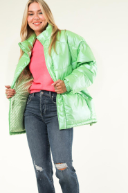 American Vintage |  Oversized puffer coat Tym | green  | Picture 2