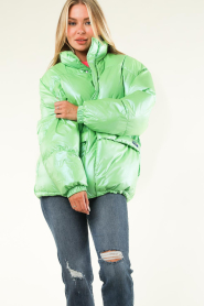American Vintage |  Oversized puffer coat Tym | green  | Picture 4