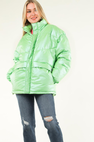 American Vintage |  Oversized puffer coat Tym | green  | Picture 6