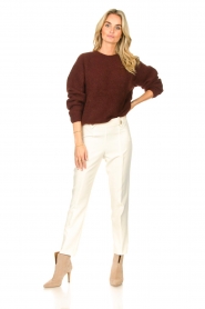 American Vintage |  Knitted sweater East | bordeaux  | Picture 3