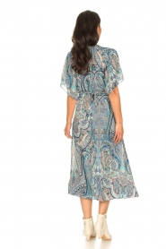 ba&sh |  Maxi dress with paisley print Bee | blue  | Picture 5