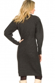 Freebird |  Sweater dress with puff sleeves Sheliya | gray  | Picture 7