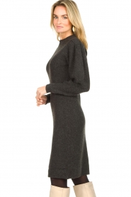 Freebird |  Sweater dress with puff sleeves Sheliya | gray  | Picture 6