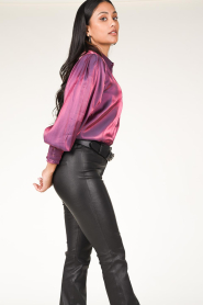 Aaiko |  Metallic blouse Dianne | pink  | Picture 5