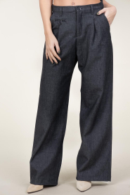 Lois Jeans |  Wide leg pants Skater City L32 | grey  | Picture 5