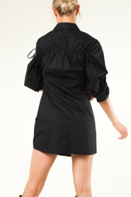 Second Female |  Button-through dress Enara | black  | Picture 8