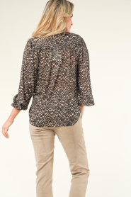 Second Female |  Blouse with print Santsii | black  | Picture 7